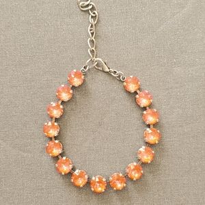 Handmade Swarovski crystal bracelet